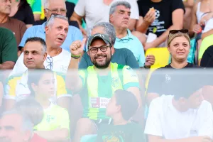 (Φώτος) Ο κόσμος της ΑΕΚ με Celje