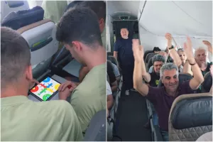 (Βίντεο) Η πτήση για Βελιγράδι 