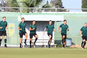 (Bίντεο-Φώτος Kerkida) H προπόνηση της ΑΕΚ ενόψει Παρτιζάν