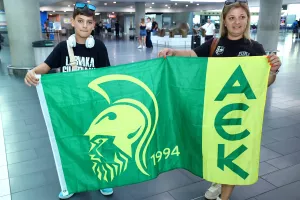 Στο αεροδρόμιο με την ΑΕΚ (ΦΩΤΟΣ)