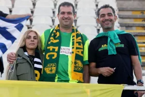 Φωτορεπορτάζ/Οι ΑΕΚτζήδες στο "Παρτιζάνα"