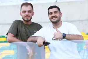 (Φώτος) Ο κόσμος της ΑΕΚ με Celje