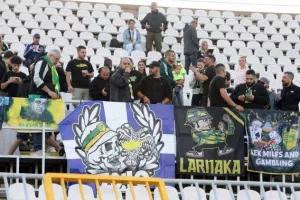 Φωτορεπορτάζ/Οι ΑΕΚτζήδες στο "Παρτιζάνα"