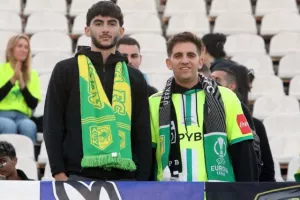 Φωτορεπορτάζ/Οι ΑΕΚτζήδες στο "Παρτιζάνα"