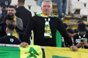 Φωτορεπορτάζ/Οι ΑΕΚτζήδες στο "Παρτιζάνα"