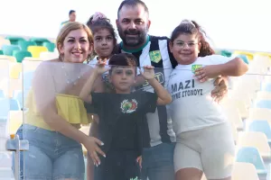 (Φώτος) Ο κόσμος της ΑΕΚ με Celje