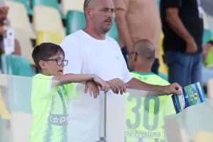 (Φώτος) Ο κόσμος της ΑΕΚ με Celje