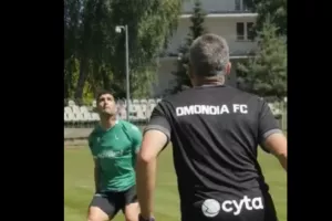 "Πράσινα" πλάνα από την προπόνηση (βίντεο)
