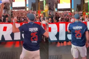 Απόβαση των Παριζιάνων στην Times Square - Πανέτοιμοι για τον τελικό 