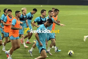 (Φώτος/βίντεο kerkida) Η προπόνηση της Πούσκας