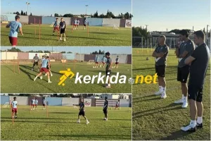 Προπόνησε και... αξιολόγησε τους μικρούς ο Κάναντι (Φώτος Kerkida)