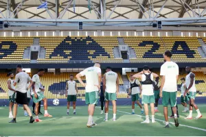 (Βίντεο-Φώτος Kerkida) Η προπόνηση του Άρη στην "OPAP Arena" 