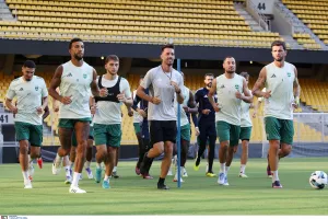 (Βίντεο-Φώτος Kerkida) Η προπόνηση του Άρη στην "OPAP Arena" 