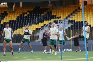 (Βίντεο-Φώτος Kerkida) Η προπόνηση του Άρη στην "OPAP Arena" 