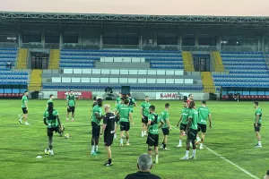 (Βίντεο-Φώτος kerkida) Προπόνηση στην "Dalga Arena"