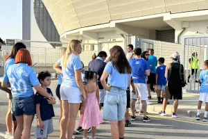 (ΦΩΤΟΣ Kerkida) Από νωρίς στο γήπεδο οι Παφίτες 