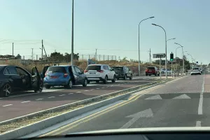 (ΦΩΤΟΣ Kerkida) Από νωρίς στο γήπεδο οι Παφίτες 