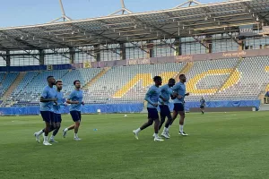 (Βίντεο/Φώτος Kerkida) Προπόνηση στο Arena Lublin