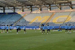 (Βίντεο/Φώτος Kerkida) Προπόνηση στο Arena Lublin