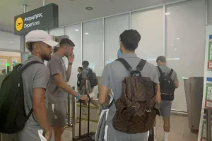 (Φώτος Kerkida) Έφτασε... η αποστολή της Πάφος FC