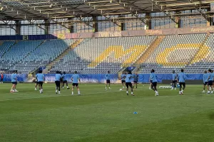 (Βίντεο/Φώτος Kerkida) Προπόνηση στο Arena Lublin