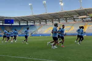 (Βίντεο/Φώτος Kerkida) Προπόνηση στο Arena Lublin