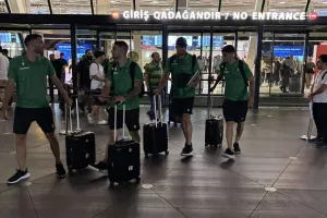 (Βίντεο/Φώτος Kerkida) Έφτασε στο Αζερμπαϊτζάν 