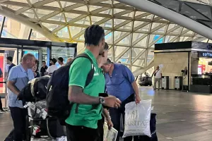 (Βίντεο/Φώτος Kerkida) Έφτασε στο Αζερμπαϊτζάν 