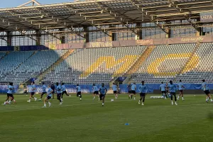 (Βίντεο/Φώτος Kerkida) Προπόνηση στο Arena Lublin