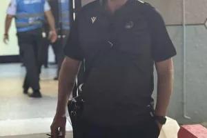 (Βίντεο-Φώτος kerkida) Η αποχώρηση της Ομόνοιας από την "Dalga Arena"