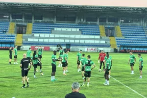 (Βίντεο-Φώτος kerkida) Προπόνηση στην "Dalga Arena"