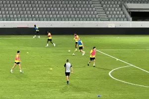 (Βίντεο/Φώτος kerkida) Προπόνηση στο "Αλφαμέγα" 