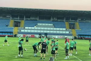 (Βίντεο-Φώτος kerkida) Προπόνηση στην "Dalga Arena"