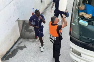 (Φώτος kerkida) Η άφιξη του Απόλλωνα στο ΓΣΠ