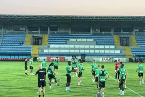 (Βίντεο-Φώτος kerkida) Προπόνηση στην "Dalga Arena"