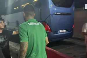 (Βίντεο-Φώτος kerkida) Η αποχώρηση της Ομόνοιας από την "Dalga Arena"