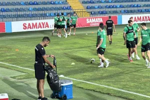 (Βίντεο-Φώτος kerkida) Προπόνηση στην "Dalga Arena"