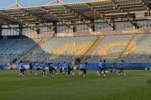 (Βίντεο/Φώτος Kerkida) Προπόνηση στο Arena Lublin