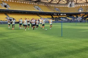 (Βίντεο-Φώτος Kerkida) Η προπόνηση του Άρη στην "OPAP Arena" 
