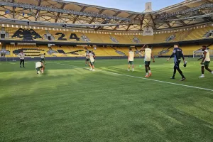 (Βίντεο-Φώτος Kerkida) Η προπόνηση του Άρη στην "OPAP Arena" 