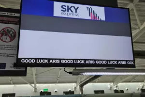 Στο αεροδρόμιο με Άρη για Αθήνα (φώτος/βίντεο kerkida)