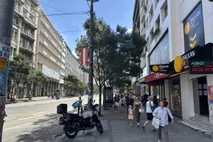 Κίνηση… στο Βελιγράδι (φώτος kerkida)