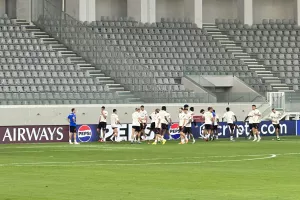 (Βίντεο-Φώτος Kerkida) Προπόνηση του Ερυθρού Αστέρα στο "Αλφαμέγα"