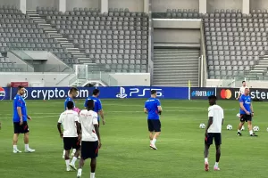 (Βίντεο-Φώτος Kerkida) Προπόνηση του Ερυθρού Αστέρα στο "Αλφαμέγα"
