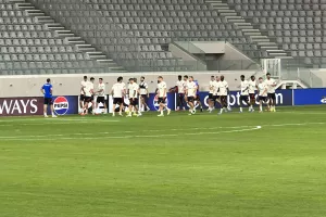 (Βίντεο-Φώτος Kerkida) Προπόνηση του Ερυθρού Αστέρα στο "Αλφαμέγα"