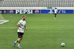 (Βίντεο-Φώτος Kerkida) Προπόνηση του Ερυθρού Αστέρα στο "Αλφαμέγα"
