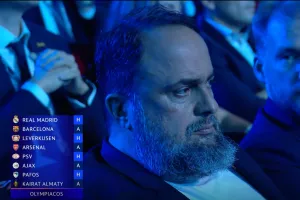 Με τον Ολυμπιακό η Πάφος και ο φακός στον... Μαρινάκη