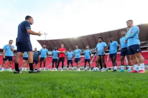 Η προπόνηση της Πάφου στο "Rajko Mitić Stadium" (Φώτος/Βίντεο Kerkida)