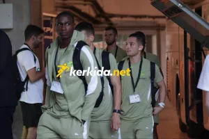 (Βίντεο/Φώτος Kerkida) Η άφιξη της ΑΕΚ 