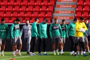Η προπόνηση της ΑΕΚ στο Brann Stadion (Φώτος)